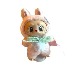 Labubu Close to Sweet Style Pink Bunny Plush Pop Mart Bag Charm The Monsters